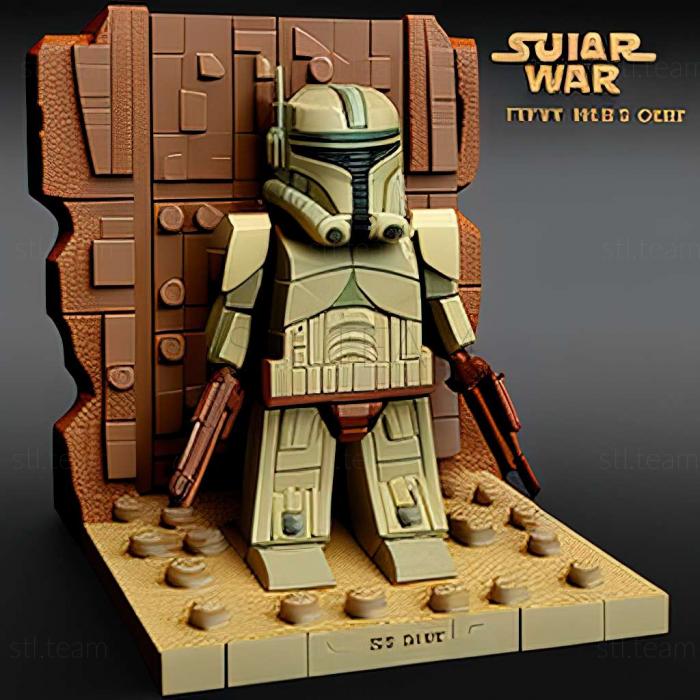 3D model LEGO Star Wars III The Clone Wars game (STL)